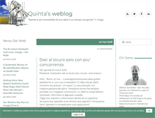 Tablet Screenshot of blog.quintarelli.it